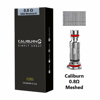 Uwell Caliburn G - UN2 Meshed H coils - 0.8 Ohm