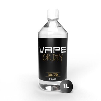 E-liquid Base Vape or DIY 30/70 - 1000ml