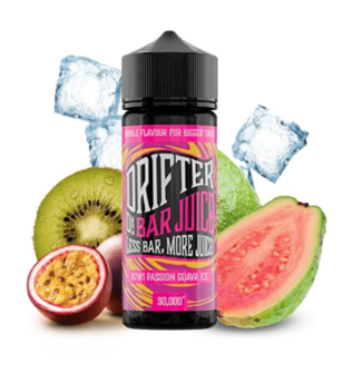 Drifter Bar Juice - Kiwi Passionfruit Guave Ice 100ml.