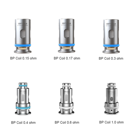 Aspire BP coils - 0.3 Ohm